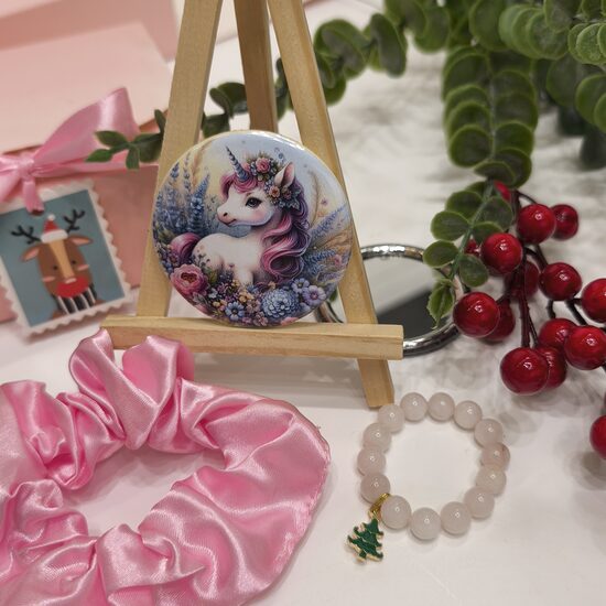 Komplekts kvarca aproce + satīna matu gumija + spogulītis №6